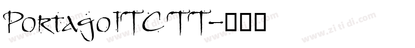 PortagoITC TT字体转换